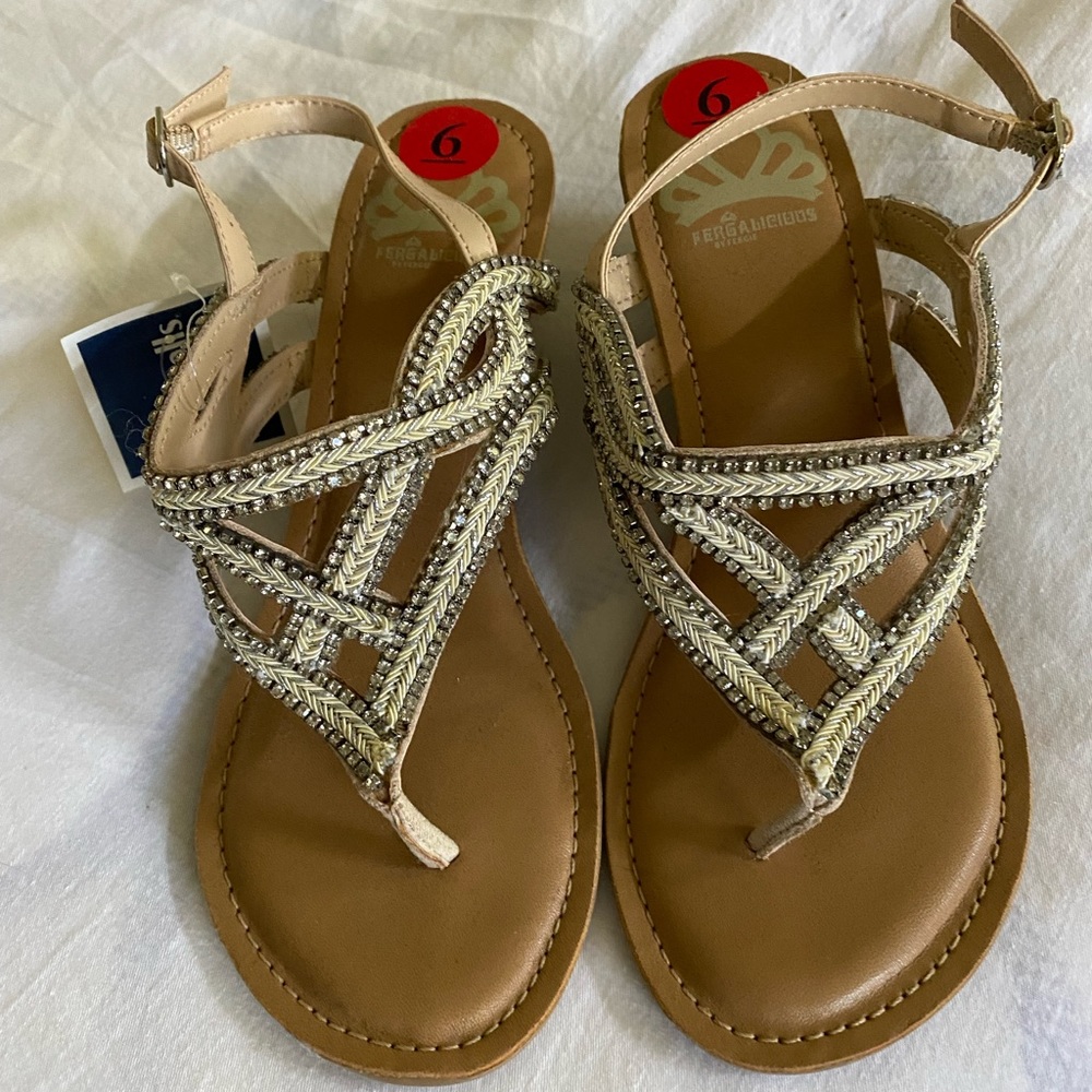 NWT Fergalicious Wedge sandals